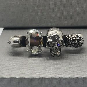 Authentic Alexander McQueen knuckle duster ring